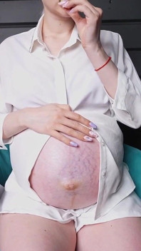 출근 당일 아침, 임신 중이었다. 임신 9개월