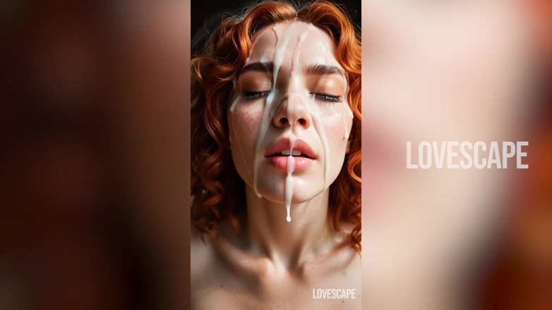 Lovescape: Cewek rambut oranye ini dientot dua kontol - seks threesome sampai...