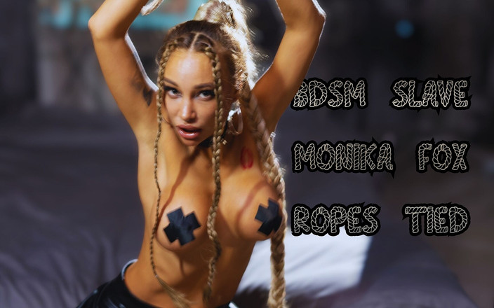 Monika Fox: 捆绑SM奴隶莫妮卡福克斯摆出用绳子绑住的姿势