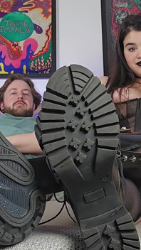 Beta Foot Bitch Worships, Begs, and Gets Degraded by Alpha & Goddess