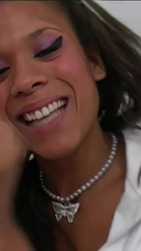 Sexy Teen Ebony Babe Keisha Kane in Hot Hardcore Threesome with Two Big White Cock Studs