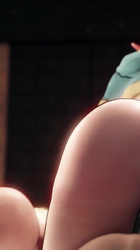 Marcille Donato and Falin Touden Fucks Laios Touden in a Threesome Dungeon Meshi Hentai 3D Animation