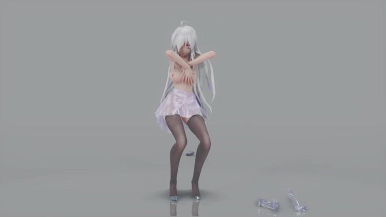 MikuMotion: [mmd] 弱音 Brown Eyed Girls透明连衣裙；透明高跟鞋；黑丝