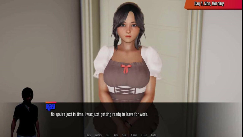 Dirty GamesXxX: Pembantu rumah dan pembantu rumah: lelaki miang mempunyai mimpi bagaimana...