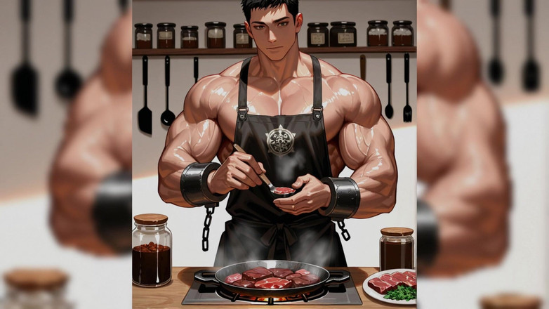 Erotic Man: Ai cơ bắp hunks nấu ăn