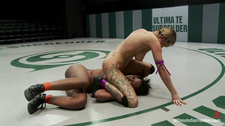 Ultimate surrender by Kink: Blond Battles Stronger African American Girl the Only Non-scripted Competitive...