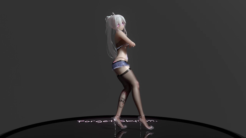 MikuMotion: Třást se; Lewd Tetování; Ponížení; Tanga v rozkroku; Šortky; Černé punčochy; Výbušná...