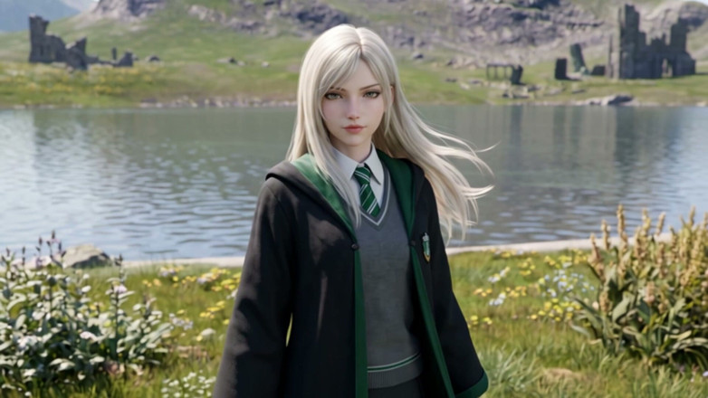 WaifuWorks: Aria the Elite Sorceress - Blonde Hexe 3D Anime Fantasy POV