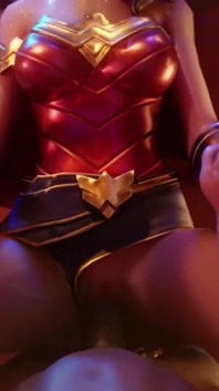 POV - Wonder Woman Gets Missionary Fucked and Creampied