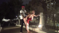 Ao ar livre fodendo puta sexo com BBC Rome Major