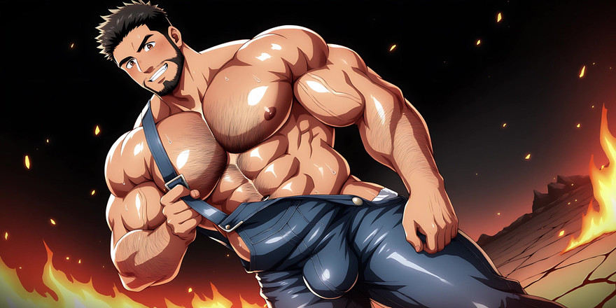 Erotic Man: Hunks med enorma retande utbuktningar