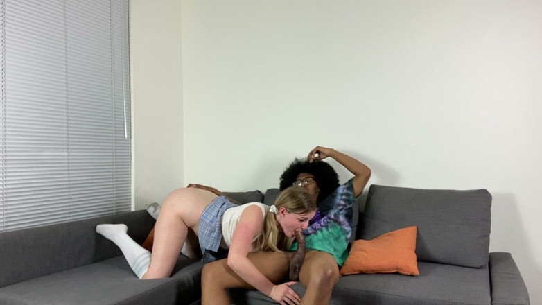 Eliza Eves: Eliza Eves Fucks Dorky Dariens Huge Cock