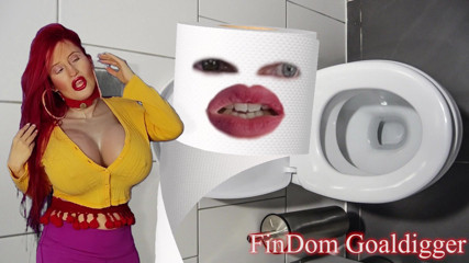 FinDom Goaldigger: Transformación en papel higiénico