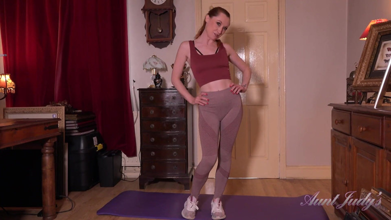 Aunt Judy's: Auntjudys - a Naughty Workout with Your Horny Redhead Personal Trainer...