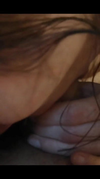 Cum in Mouth and on Tongue