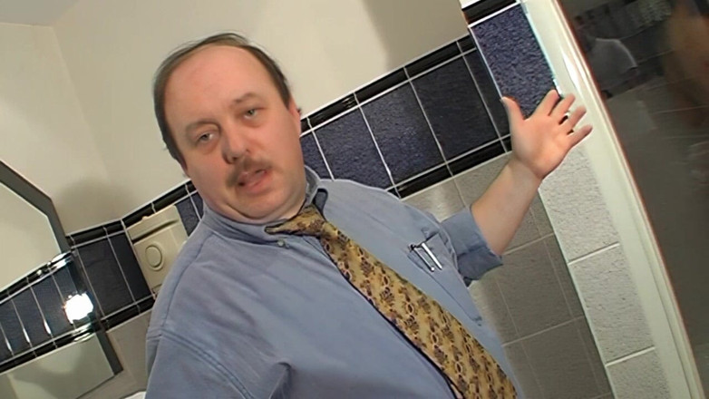 Vintage Fetish: Skinny Brunette Teen Gets Rough Bathroom Fuck and Facial