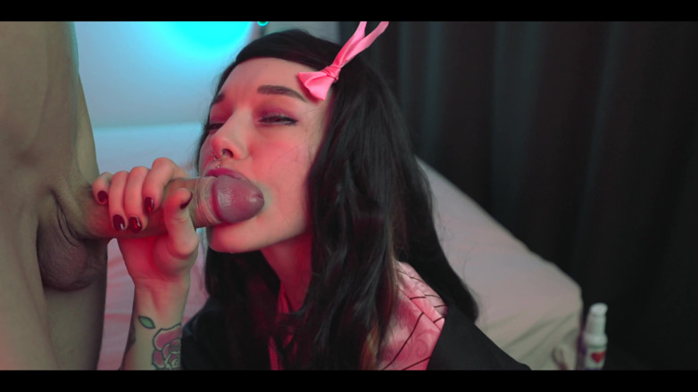 Karneli Bandi: Slutty Nezuko Got Her Horny Holes Fucked All Over
