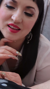 Geruïneerde orgasmes pov sexy lange nagels aftrekken twee keer op rij geruïneerd - Dame Olga 4k (748)