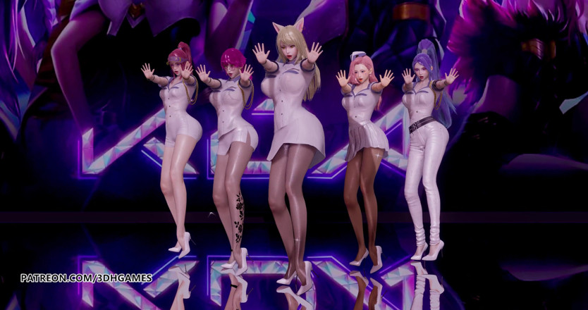 3D-Hentai Games: Somi - Lo que esperas por striptease Ahri Akali Kaisa Evelynn...
