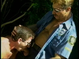 Gays Case: Two jacked gay cops and a hot perp get some...