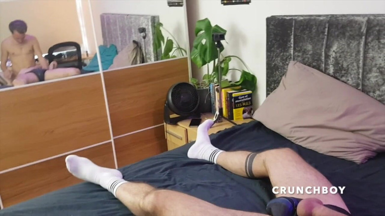 Straight boys but needing sex: Yougn francouzský twink šuká chlupatého medvěda seyx