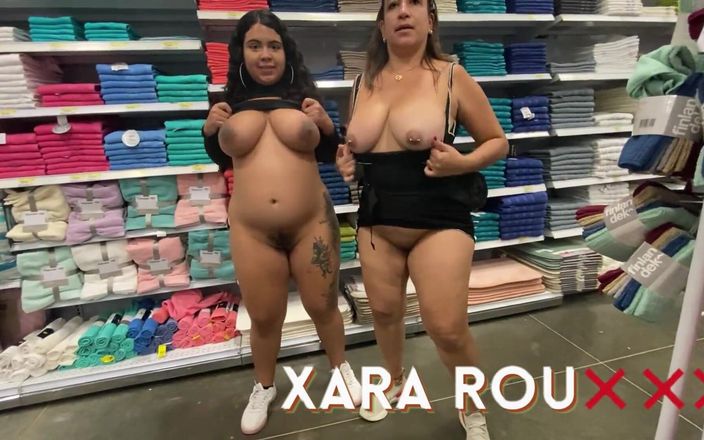 Xara Rouxxx: 우리는 슈퍼마켓에서 우리의 몸을 표시하여 동네 짱을 지불