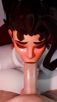 Overwatch Vendetta Niechlujny Obciąganie POV 3D Animacja Zasada34
