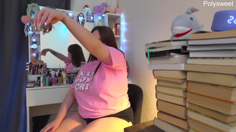 Russian Actress Shoots Solo Backstage Video