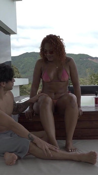 Hot Brunette with Perfect Tits Gets Fucked Hard and Intensely in Her Wet Pussy by a Big Cock and Asks for Cum