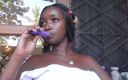 Solo Austria: Ebony Pearl Stacy Smoking