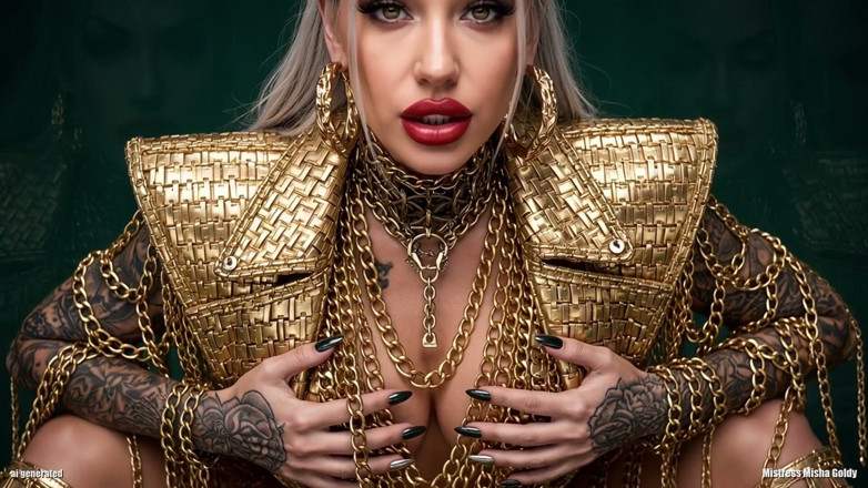 Goddess Misha Goldy: Pinned by My Heel