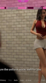 Niewinność lub gotówka: Zdzirowata kelnerka robi niegrzeczne rzeczy ze swoim szefem w biurze - odcinek 11