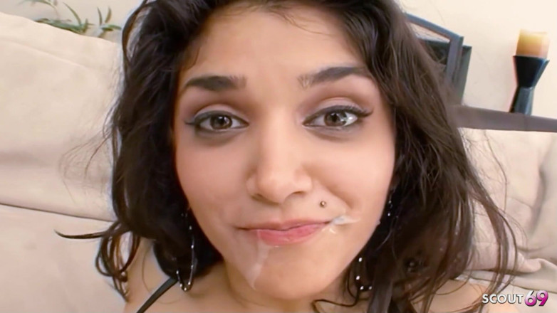Full porn collection: Crazy Latina Skinny MILF Leah Fucked by Black Big Cock...