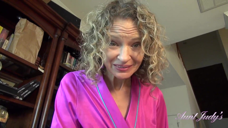 Aunt Judy's: Your Horny Mature Stepaunt Tia Sucks Your Cock POV