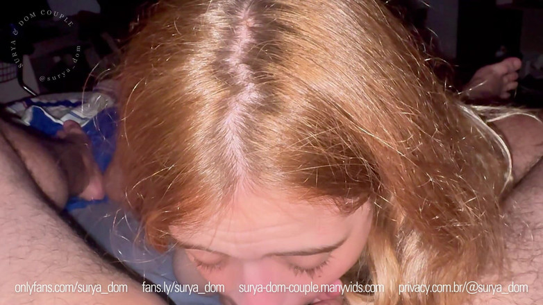 Surya and Dom Couple: Throat Fuck and Cum on Face - Birthday Gift for My...