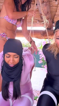 Courtney, Renee & Emma Captured Caught, Tied & Exposed (hd)