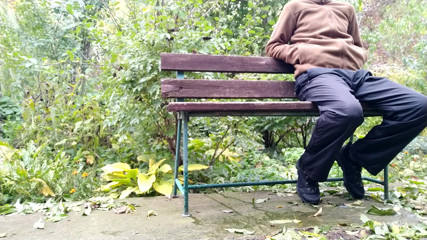 OurFetishLife: Milf in a new evening dress and pantyhose pissing outdoors...