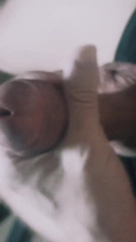 Guy Jerking off a Big Cock