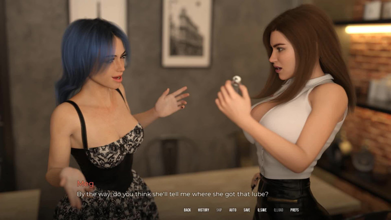 Dirty GamesXxX: In Security: Lesbian Sex Girl with Strap on Fucks Like...