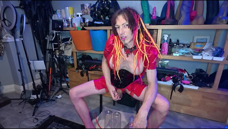 Jasmine_Dlight - Giantess Glamazonian Mistress: Jasmine_dlight - la gigantessa in pvc sph - istruzioni per masturbazione con...