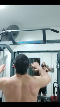 You Suck My Dick After Doing Pull-ups on the Rack?