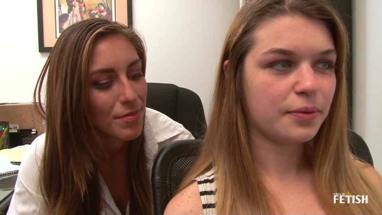 Family Role Playing: Blonde babe helps her little stepsister to cum on Stepdaddy's...