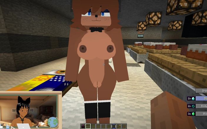 Manor Cookie: Minecraft Fapcraft: Phiên bản hộp đêm của Fazclaire làm tình với...