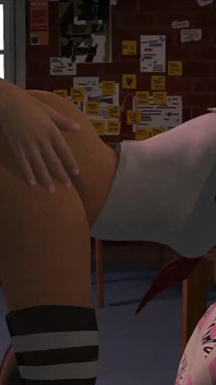 Ela se inclinou e gemeu como louca - Lewd 3D Girl Animation
