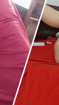 La mamma con la figa pelosa si masturba con gemiti