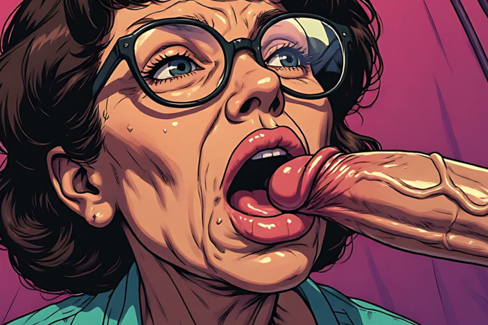 AI Porn: Espressioni sensuali arte della nonna