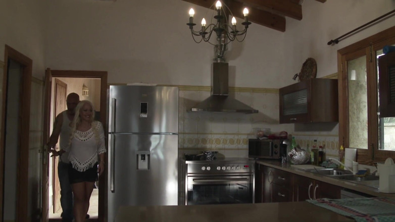 Italian Vintage Porn: Big boobs blonde fucked from her naughty fucker