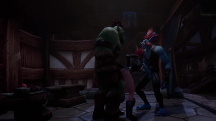 Wraith ward: Elf dikongkek berganda oleh Ork dan Troll