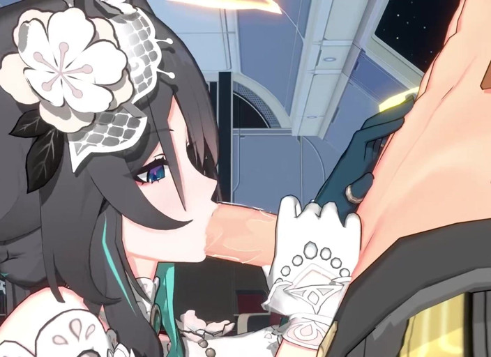 NSFWOtaku: Honkai Star Rail - Ruan Mei x Caelus sesso appassionato - animazione...