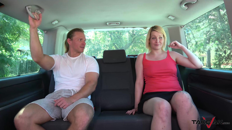 Take Van: Blonde whore isn't ashamed to spread her legs in front...